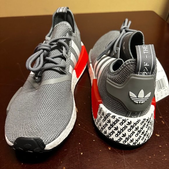 Adidas Mens Gray Originals NMD R1 GY4874 Athletic Running Shoes US 12 main image 4